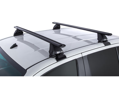 Kit de 2 barres de toit Rhino-Rack Sportz 1260mm pour Toyota Hilux Revo Double Cab 2015+, fixation robuste et pratique.