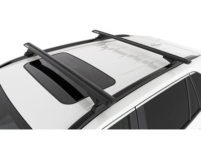 Kit de 2 barres de toit Rhino-Rack Sportz pour Toyota RAV4 2019+, longueur 1260 mm, fixation robuste pour charges extérieures.