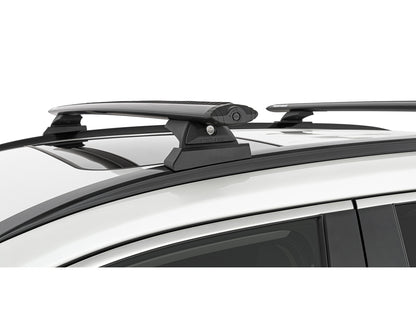 Kit de 2 barres de toit Rhino-Rack Sportz 1260mm pour Toyota RAV4 2019+, fixation solide pour coffre de toit.