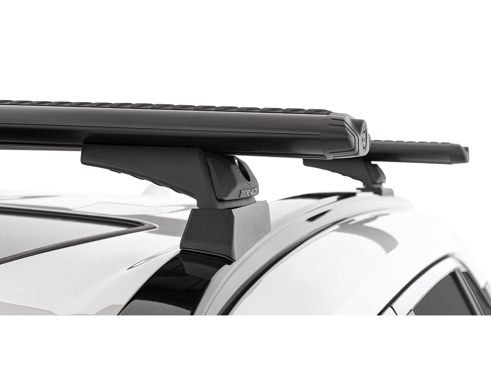 Kit de 2 barres de toit Rhino-Rack Sportz 1260mm pour Toyota RAV4 2019+, fixations robustes et design aérodynamique.