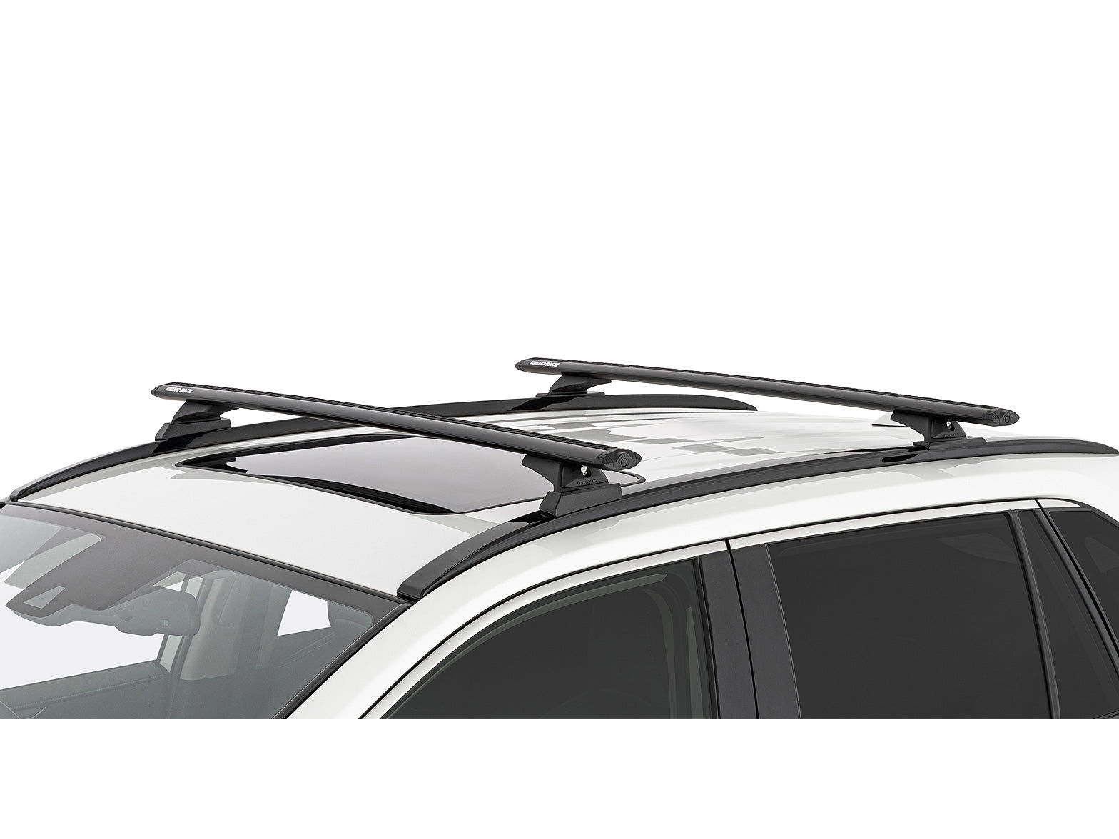 Kit de 2 barres de toit Rhino-Rack Sportz 1260mm pour Toyota RAV4 2019+, montées sur le toit.