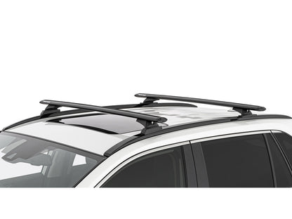 Kit de 2 barres de toit Rhino-Rack Sportz 1260mm pour Toyota RAV4 2019+, montées sur le toit.