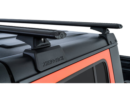 Kit de 2 barres de toit RHINO-RACK Sportz 1500mm pour Jeep Gladiator JT 2020+, fixation solide et robuste pour véhicule.