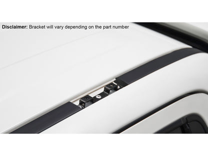 Kit de 2 barres de toit RHINO-RACK Sportz 1650mm pour Iveco Daily H1 3520 WB 2015+, fixations visibles dans l'image.
