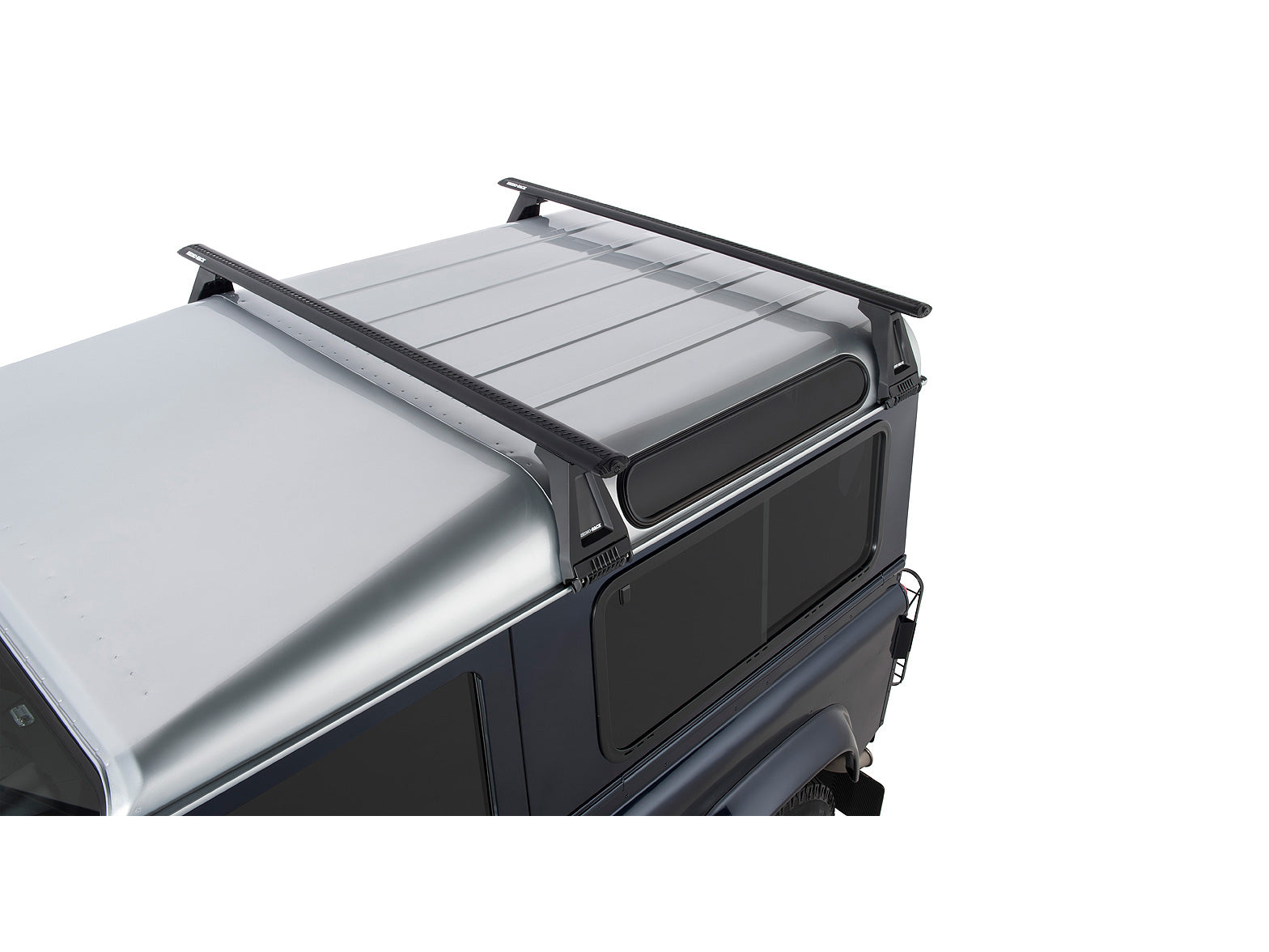 Kit de 2 barres de toit Sportz RHINO-RACK pour Land Rover Defender 90, 110 et 130, 1500mm, fixation robuste.