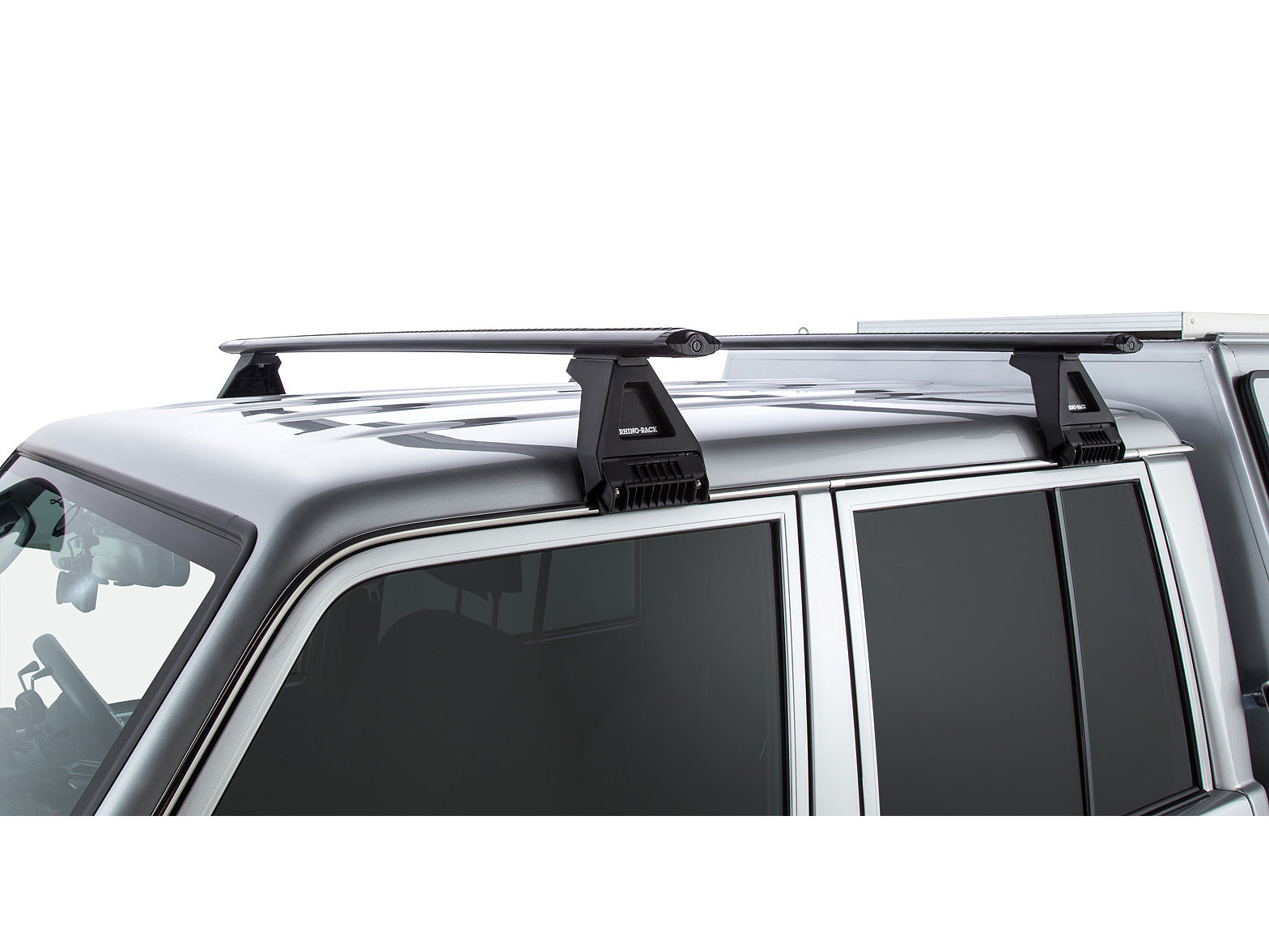 Kit de 2 barres de toit Sportz de 1500 mm pour Toyota Land Cruiser HZJ79 GRJ79 double cab, de la marque RHINO-RACK.