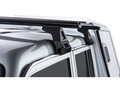 Kit 2 barres de toit Sportz 1500mm pour Toyota Land Cruiser HZJ79 GRJ79 double cab, marque RHINO-RACK, fixation robuste et durable