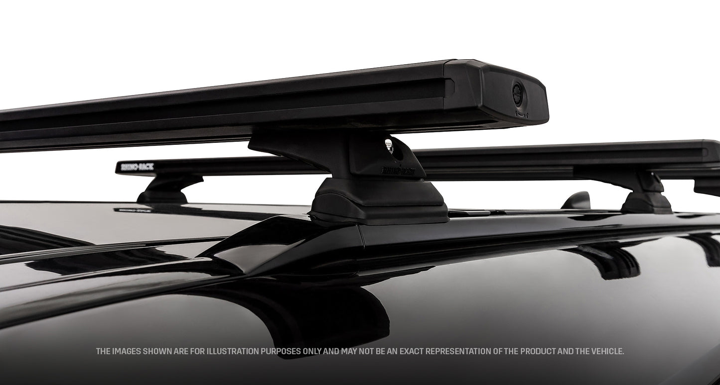 Kit de 3 barres de toit RHINO-RACK Defender II 1260mm pour système Reconn-Deck, compatible avec 2023+ véhicules.