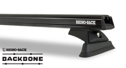 Kit de 3 barres de toit Rhino-Rack Backbone Heavy Duty pour Jeep Wrangler JL 2019+, 1500mm, robustes et adaptées au véhicule.