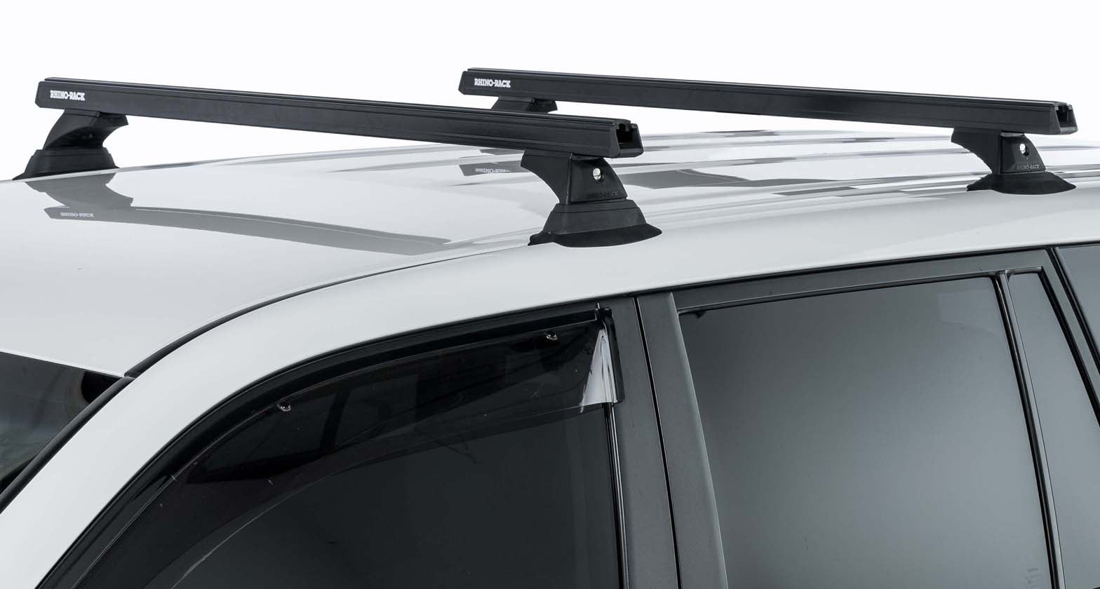 Kit de 3 barres de toit robustes RHINO-RACK pour Land Cruiser HDJ100, accessoires de transport pour véhicule tout-terrain.