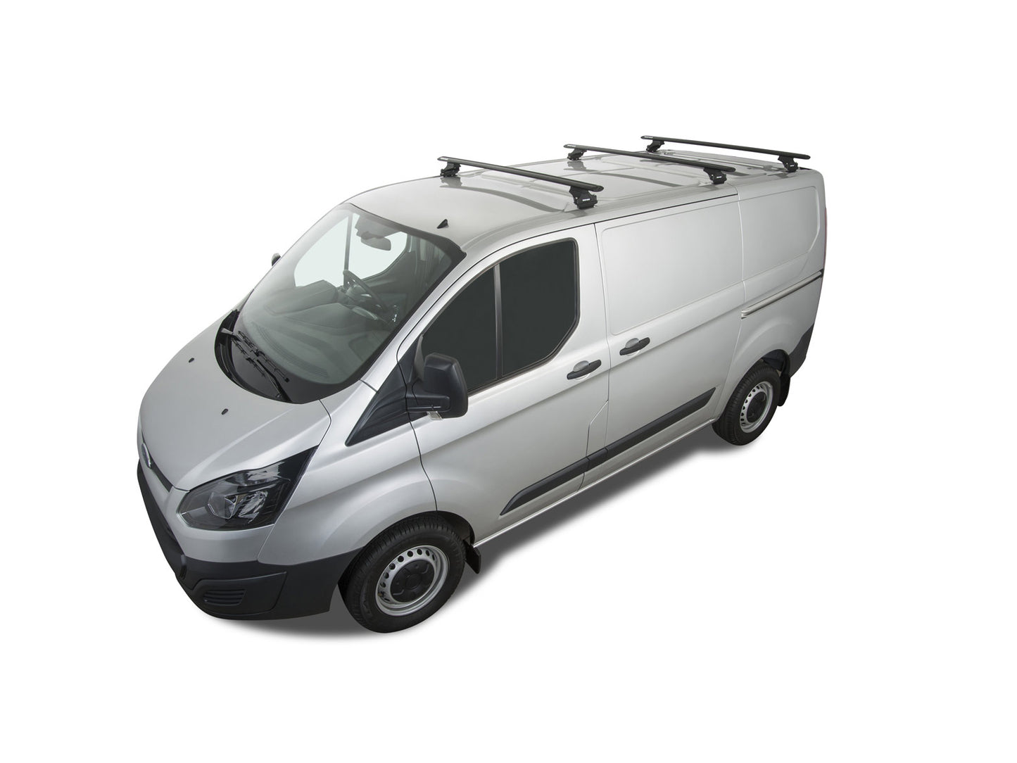 Kit de 3 barres de toit Rhino-Rack Sportz 1500mm pour Ford Transit Custom Gen1 SWB 2014-2023, supports de chargement durables.