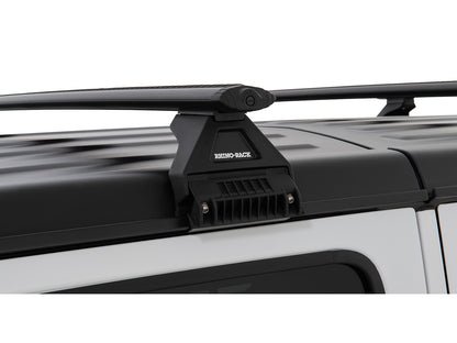 Kit de 3 barres de toit Rhino-Rack Sportz 1500mm pour Jeep Wrangler JL 2019+, fixation sur toit robuste.