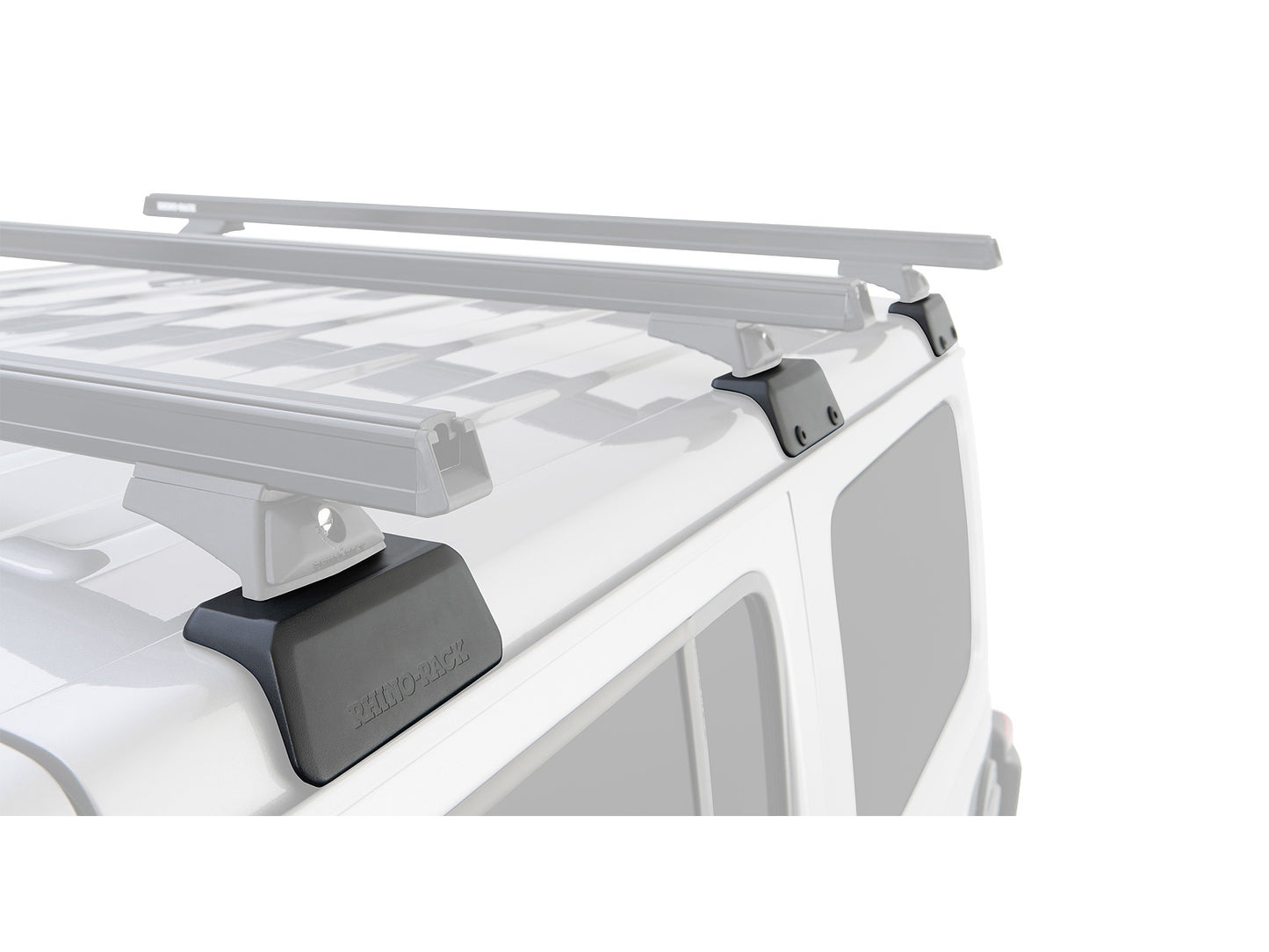 Kit de 3 barres de toit Rhino-Rack Sportz 1500mm pour Jeep Wrangler JL 2019+, fixation solide pour accessoires.