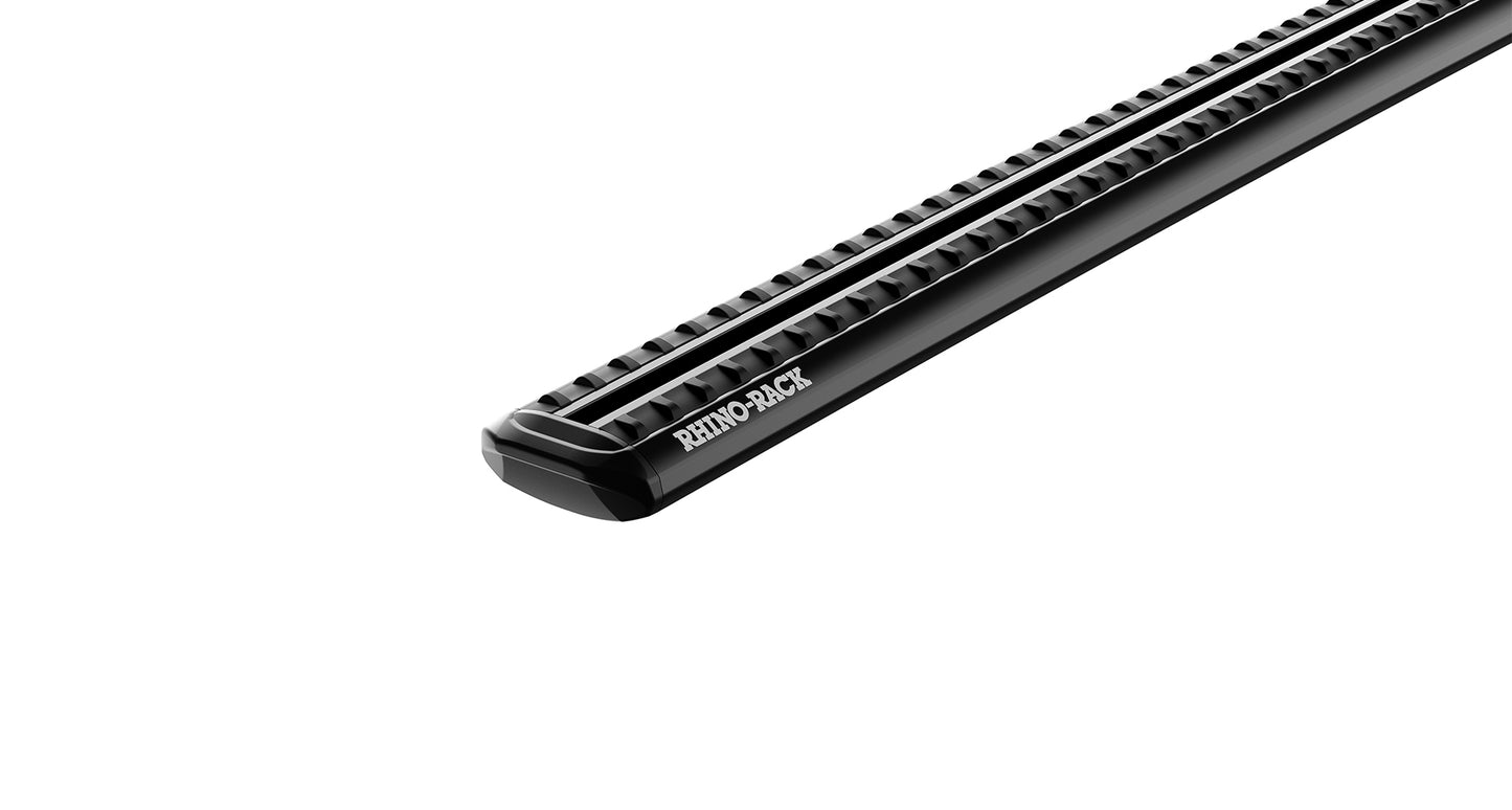 Kit 3 barres de toit RHINO-RACK Sportz 1800mm pour Ford Transit VG SWB Low Roof 1997-2000, vue des barres installées.
