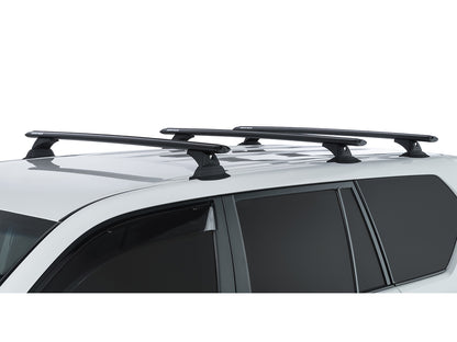 Kit de 3 barres de toit Sportz RHINO-RACK pour Toyota Land Cruiser KDJ15 GDJ15, 1260mm, avec fixation robuste.