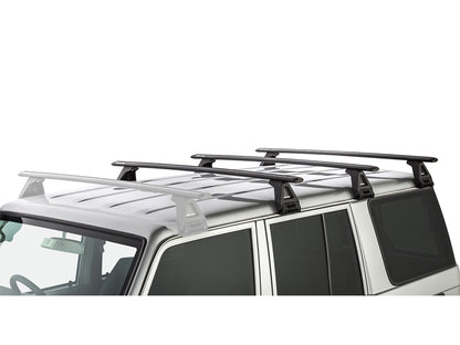 Kit de 3 barres de toit Sportz de 1500mm pour Toyota Land Cruiser HZJ76 GRJ76, marque Rhino-Rack, fixation solide.