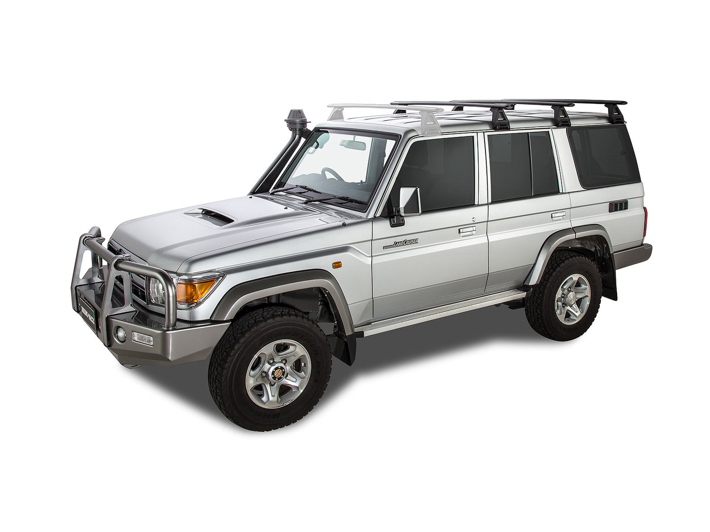 Kit de 3 barres de toit Sportz 1500mm RHINO-RACK pour Toyota Land Cruiser HZJ76 GRJ76, barres robustes pour chargement.