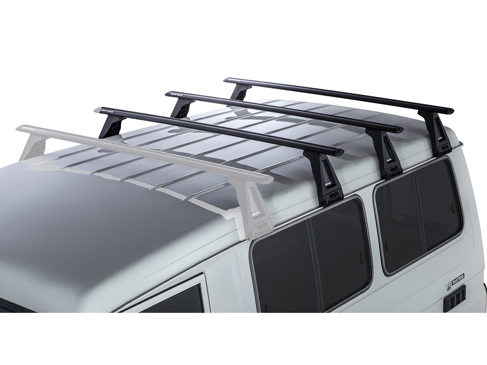 Kit de 3 barres de toit Sportz RHINO-RACK pour Toyota Land Cruiser HZJ78, GRJ78, HZJ75, 1500mm, accessoires pour véhicule tout-terrain.