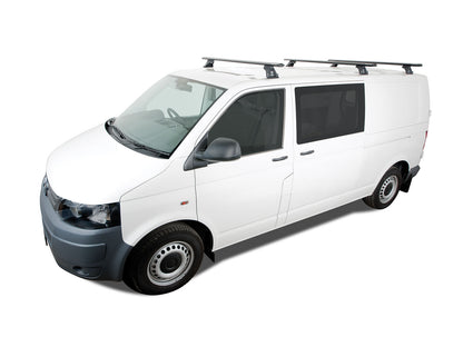 Kit de 3 barres de toit Sportz 1500mm RHINO-RACK pour Volkswagen Transporter T5 T6 Caravelle Multivan, fixation solide.