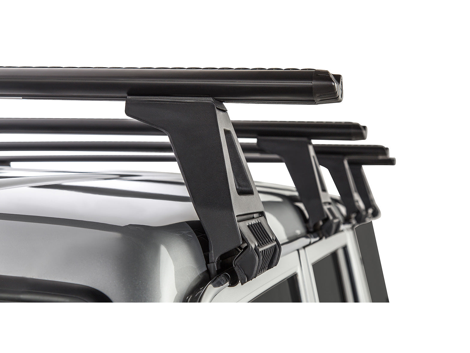 Kit de 4 barres de toit Sportz 1500mm pour Toyota Land Cruiser HZJ76 GRJ76, de la marque RHINO-RACK, visibles en ligne.