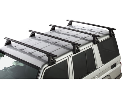 Barres de toit Sportz de 1500mm pour Toyota Land Cruiser HZJ76 GRJ76, kit de 4 barres de la marque RHINO-RACK.