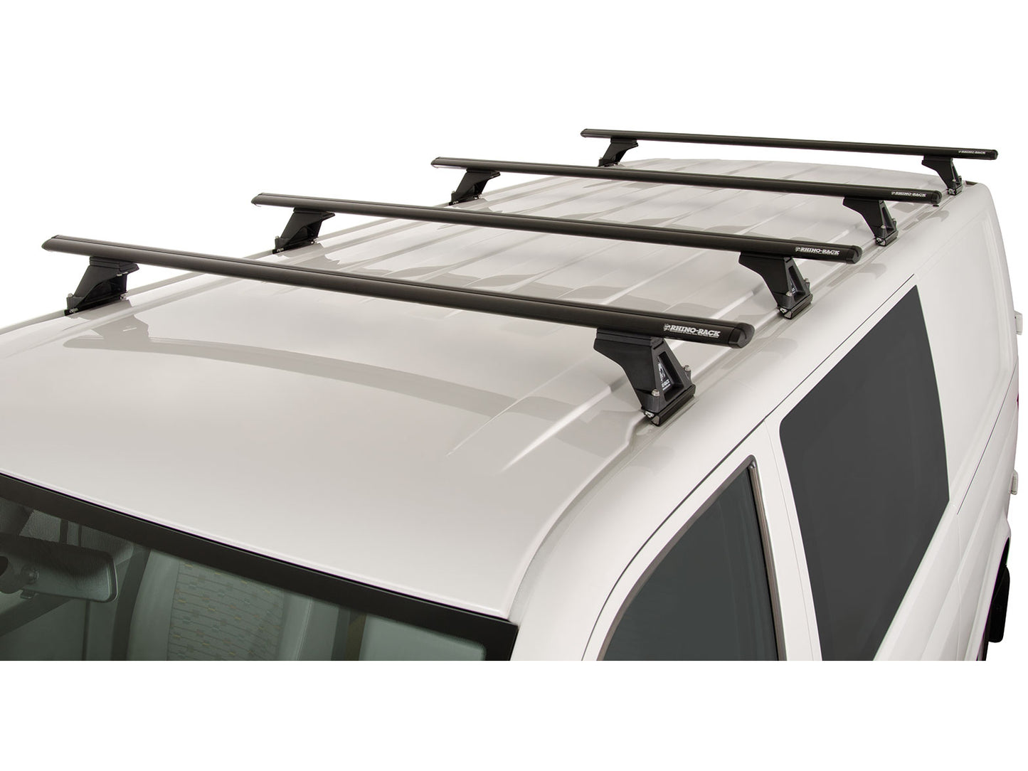 Kit de 4 barres de toit Sportz RHINO-RACK pour Volkswagen Transporter T5 T6 Caravelle et Multivan, 1500mm, fixation solide.