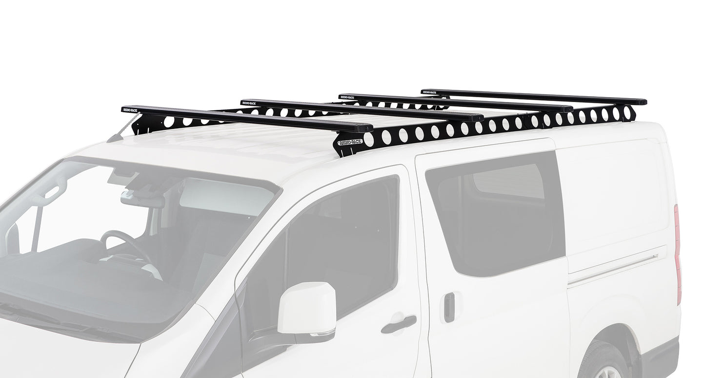Kit de 4 barres de toit RHINO-RACK Reconn-Deck pour système de transport de chargement en acier robuste.