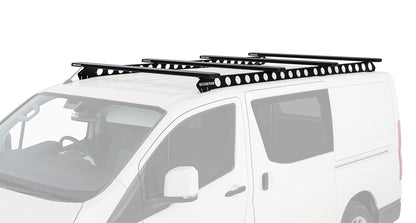 Kit de 4 barres de toit RHINO-RACK Reconn-Deck pour système de transport de chargement en acier robuste.