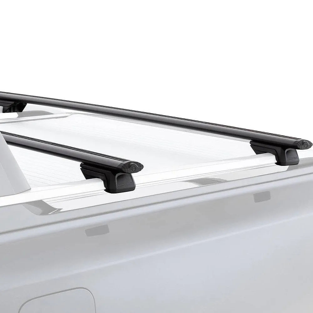 Kit de 2 barres de toit RHINO-RACK SPORTZ BAR pour Ford Ranger, Raptor et Amarok 2023+, montées sur le toit.