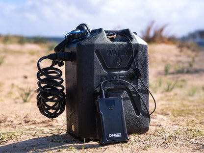 Batterie portable ONTAP 9,6Ah LiFePO4 avec multi-ports, conçue pour une alimentation fiable et multi-usage en extérieur.