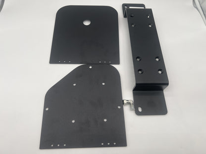 Support pour compresseur double ARB N4 OFFROAD sur Toyota Hilux Revo Xtra Cab, fixation robuste pour usage tout-terrain.