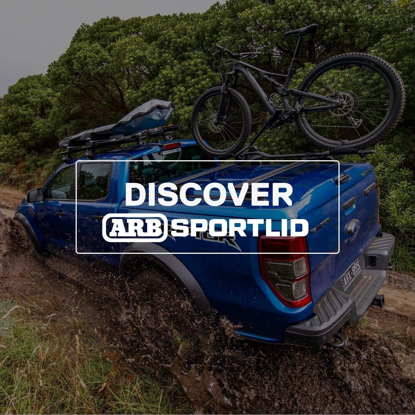 Couvre benne coffre - Sportlid V ARB + système de rails - Ford Ranger Raptor 2023+ sur Xperts4x4 Accessoires 4x4 Off-Road