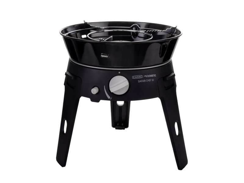 Barbecue gaz compact 4 en 1 Cadac Safari Chef 30 HP Deluxe sur Xperts4x4 Accessoires 4x4 Off-Road