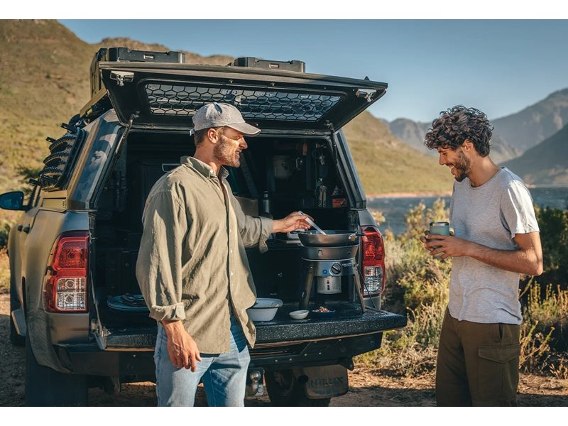 Barbecue gaz compact 4 en 1 Cadac Safari Chef 30 LP Deluxe sur Xperts4x4 Accessoires 4x4 Off-Road