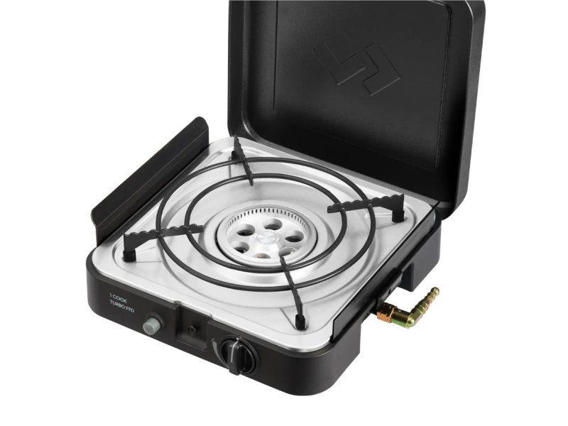 Réchaud portable à gaz 1 brûleur avec plaque plancha Cadac 1 Cook Turbo FFD sur Xperts4x4 Accessoires 4x4 Off-Road