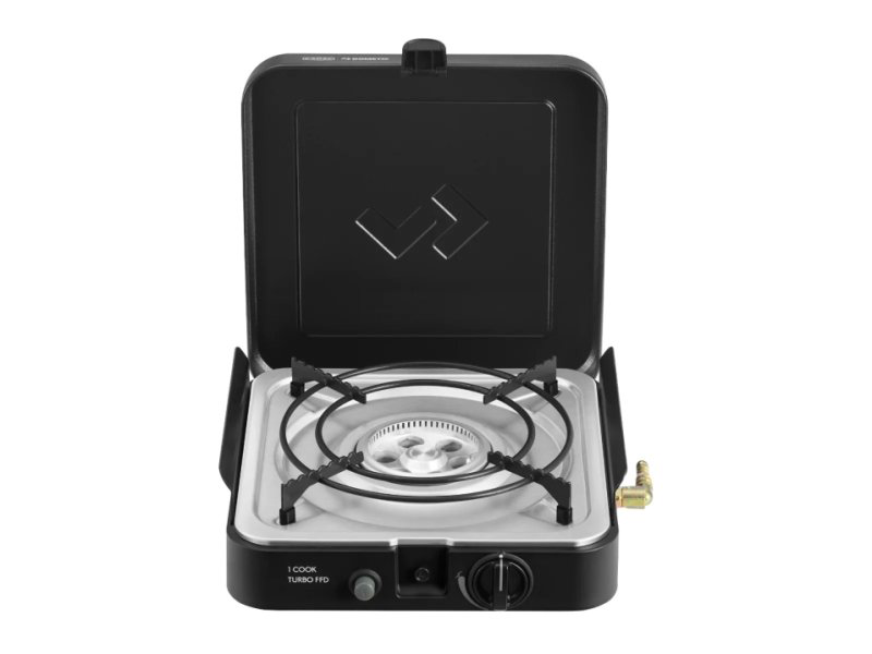 Réchaud portable à gaz 1 brûleur avec plaque plancha Cadac 1 Cook Turbo FFD sur Xperts4x4 Accessoires 4x4 Off-Road