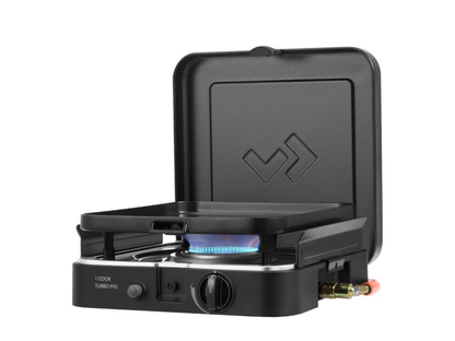 Réchaud portable à gaz 1 brûleur avec plaque plancha Cadac 1 Cook Turbo FFD sur Xperts4x4 Accessoires 4x4 Off-Road