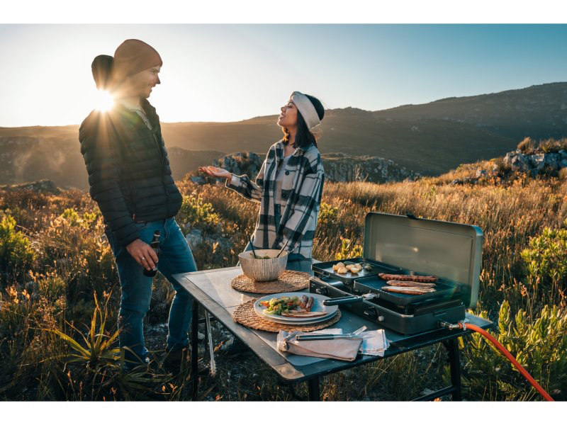 Réchaud portable à gaz 2 brûleur Cadac 2 Cook 3 Pro sur Xperts4x4 Accessoires 4x4 Off-Road