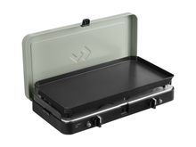 Réchaud portable à gaz 2 brûleurs avec Plancha Cadac 2 Cook 3 Pro sur Xperts4x4 Accessoires 4x4 Off-Road
