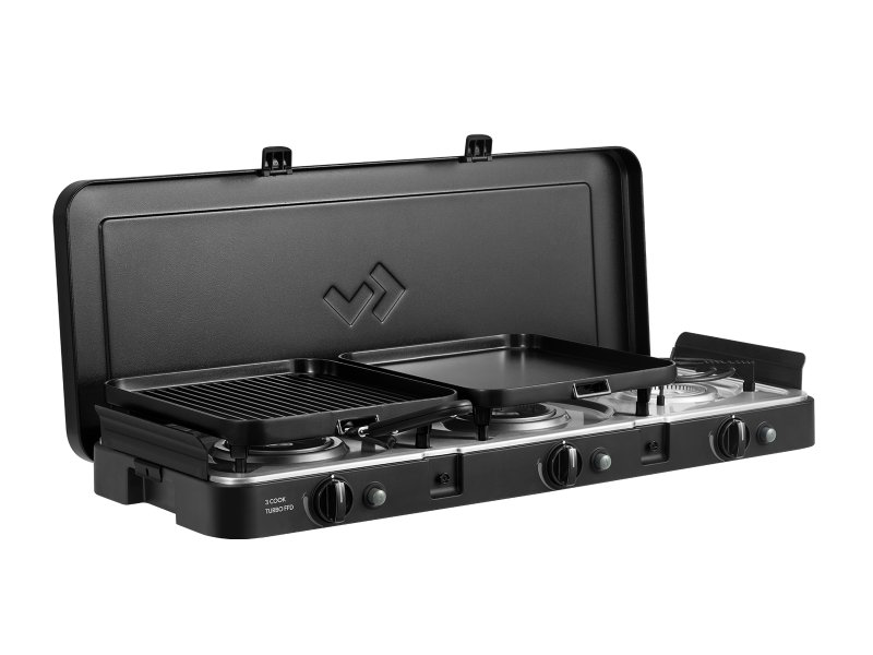 Réchaud portable à gaz 3 brûleur Cadac 3 cook turbo FFD Deluxe sur Xperts4x4 Accessoires 4x4 Off-Road