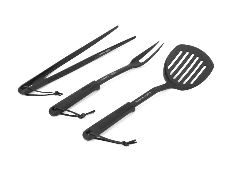 Set ustensiles BBQ CADAC – spatule, pince et fourchette sur Xperts4x4 Accessoires 4x4 Off-Road