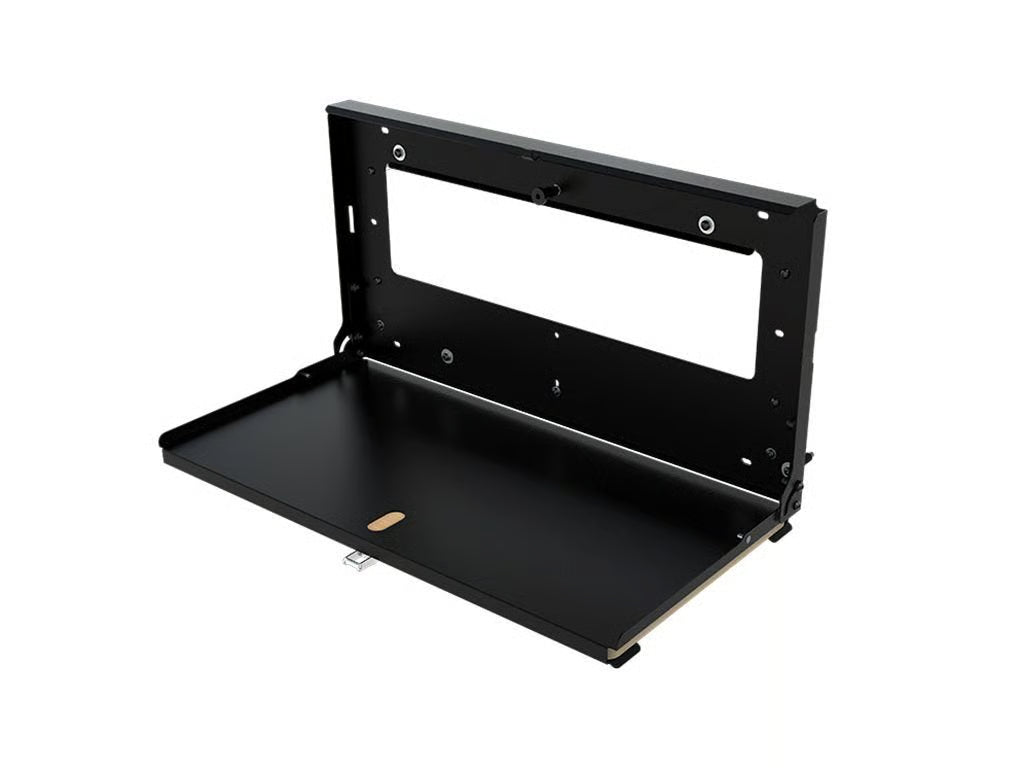 Table pliante de porte arrière Front Runner pour 4x4 offroad, cuisine compacte et pratique pour véhicules tout-terrain.