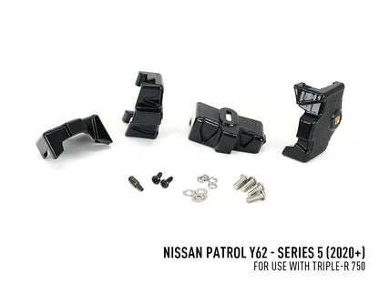 Kit d'éclairage LED LAZER LAMPS pour calandre Nissan Patrol Y62 2018-2022, phares LED robustes pour véhicule tout-terrain.