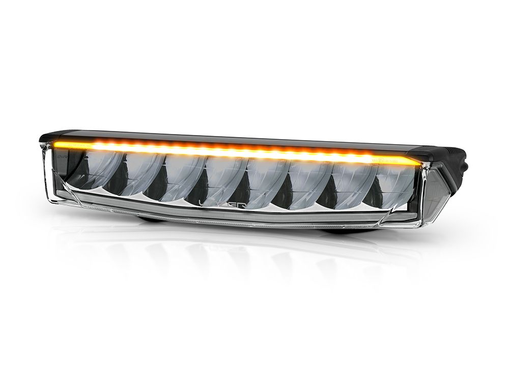 Phare LED compact LAZER LAMPS AIR-55 avec balise, 6800 lumens, éclairage LED puissant pour véhicule tout-terrain.