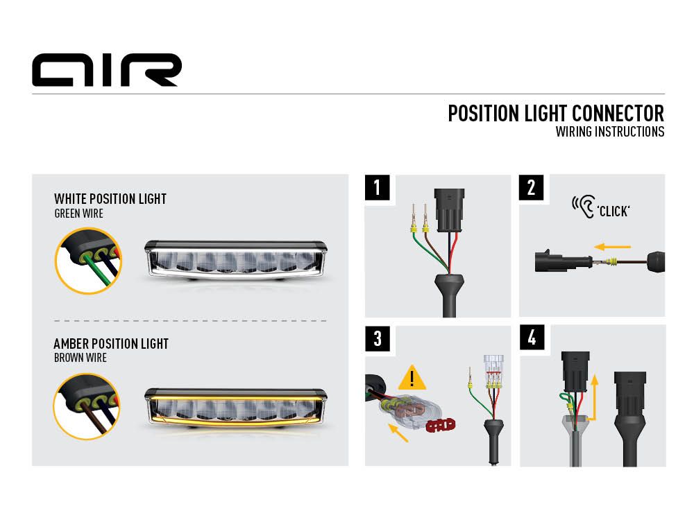 Balise phare LED LAZER LAMPS AIR-90, éclairage compact avec 9160 lm, lumière brillante pour véhicules tout-terrain.