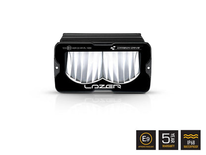 Phare LED LAZER LAMPS Carbon-2 conduite mode jaune, éclairage compact 3120 lm pour véhicule tout-terrain.