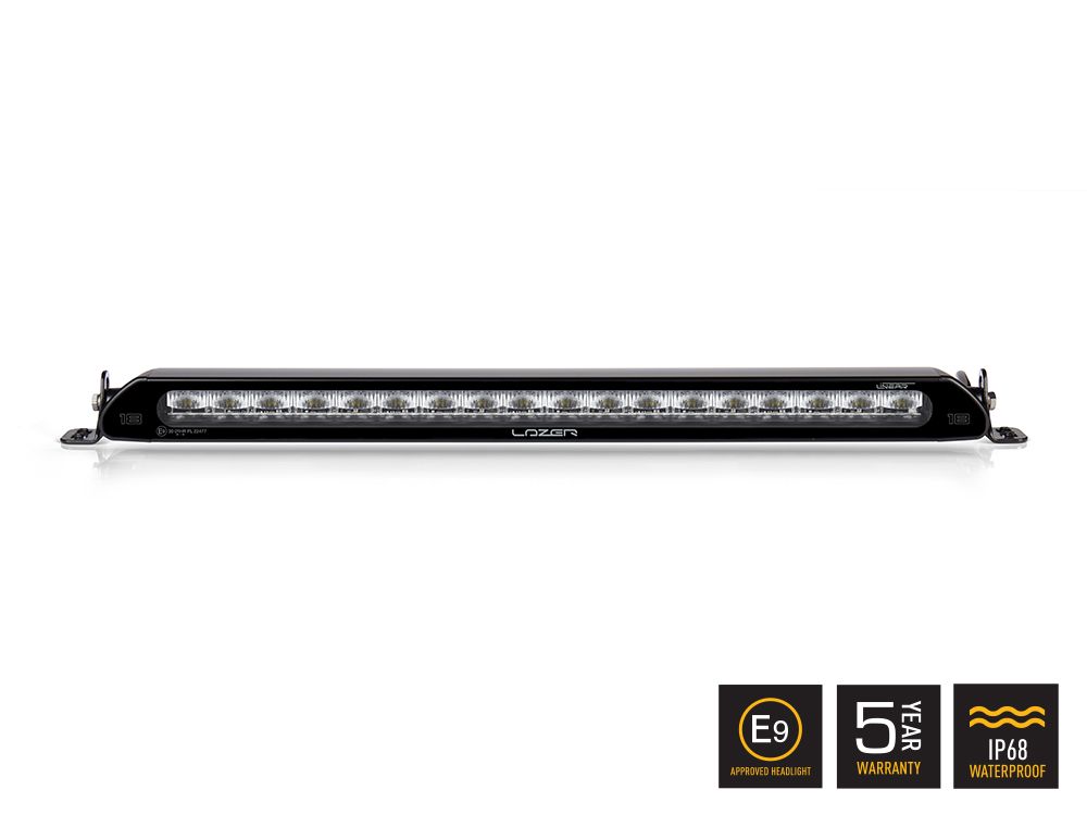 Barre d'éclairage LED LAZER LAMPS Linear-18 avec 13500 lumens, longue et puissante pour véhicules tout-terrain.