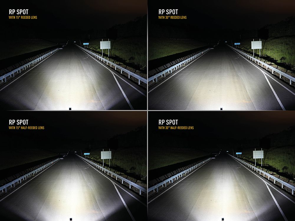 Projecteur LED compact LAZER LAMPS RacePod Spot avec 8940 lm, éclairage LED puissant pour véhicules tout-terrain.