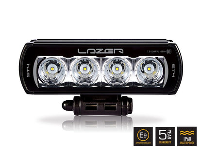 Barre LED Slim LAZER LAMPS ST4 Évolution avec 4136 lm, éclairage LED robuste pour véhicules tout-terrain.