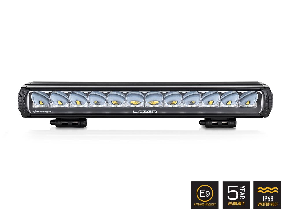 Phare rond LED LAZER LAMPS Triple-R 1250 avec 13860 lumens, éclairage LED puissant pour véhicules tout-terrain.